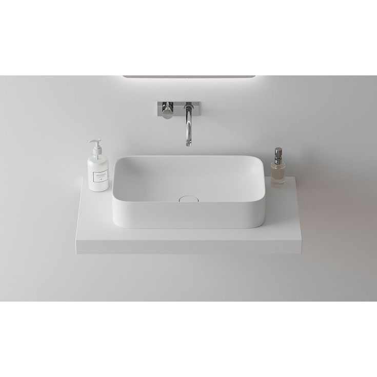Copenhagen Bath Yuno TA servant, 55x34 cm, hvit