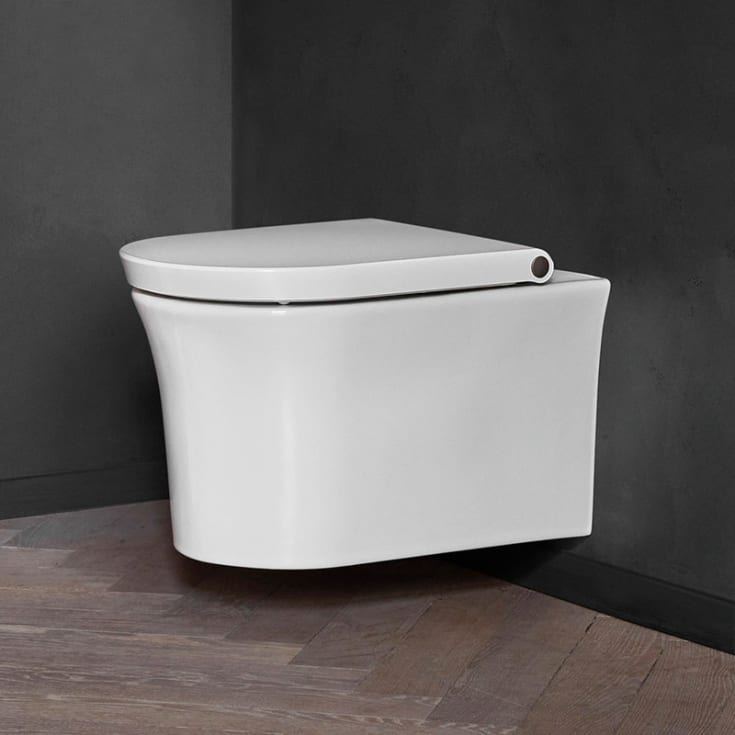 Duravit White Tulip vegghengt toalett, uten skyllekant, antibakteriell, hvit