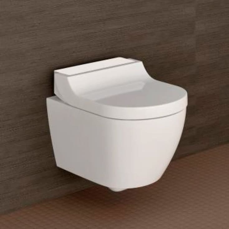 Geberit AquaClean Tuma Comfort dusjtoalett, uten skyllekant, setevarme, hvit