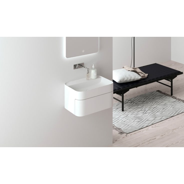 Copenhagen Bath Yuno CA servant, 55x41 cm, hvit