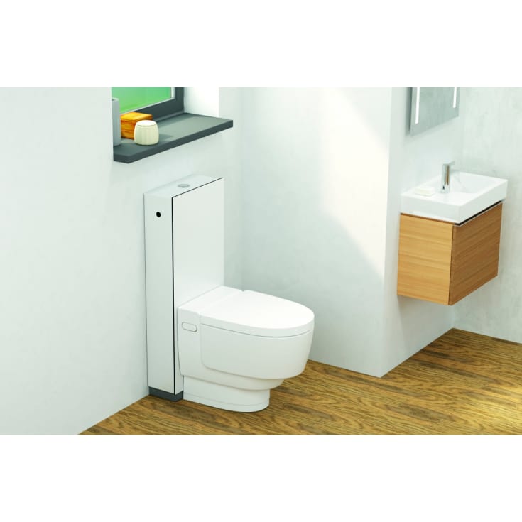 Geberit Aquaclean Mera Classic gulvstående dusjtoalett, uten skyllekant, hvit