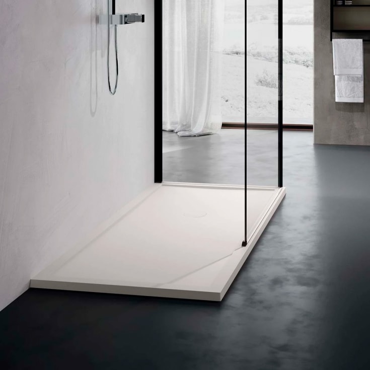 Novellini Olympic Plus dusjkar, hvit, 120X90 cm