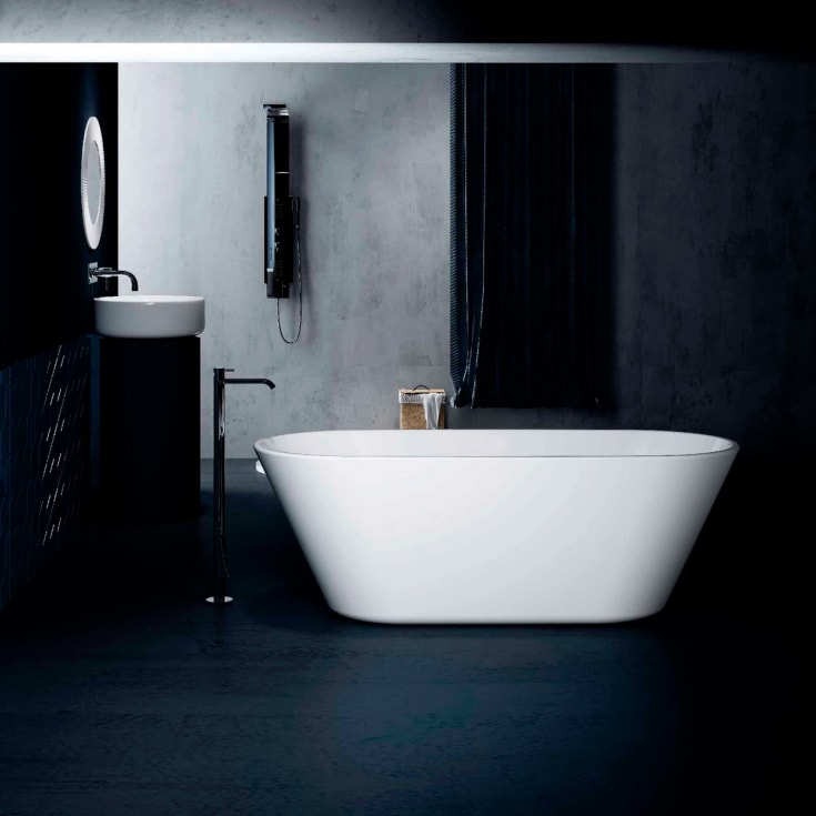 Bathlife Balans badekar, 150x70 cm, hvit