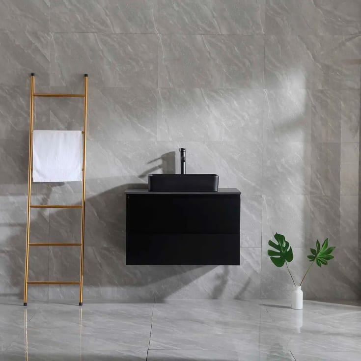 Bathlife Extas 800 møbelpakke, 80x50 cm, sort