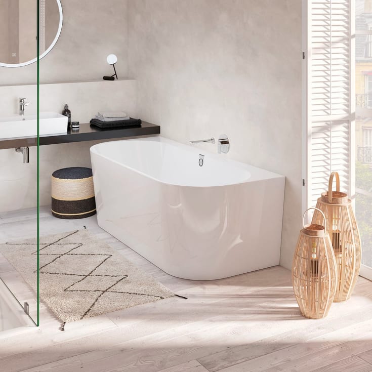 Villeroy & Boch Oberon 2.0 badekar, 180x80 cm, hvit