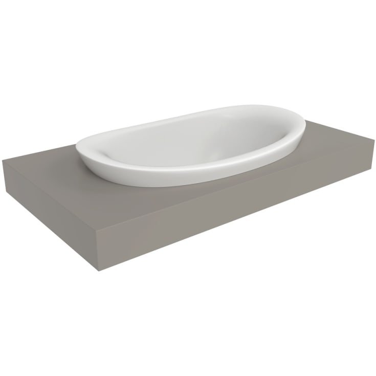 Flaminia IO servant, 75x45 cm, hvit