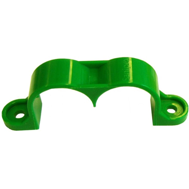 Sanipex plastklammer, dobbel, 16 mm