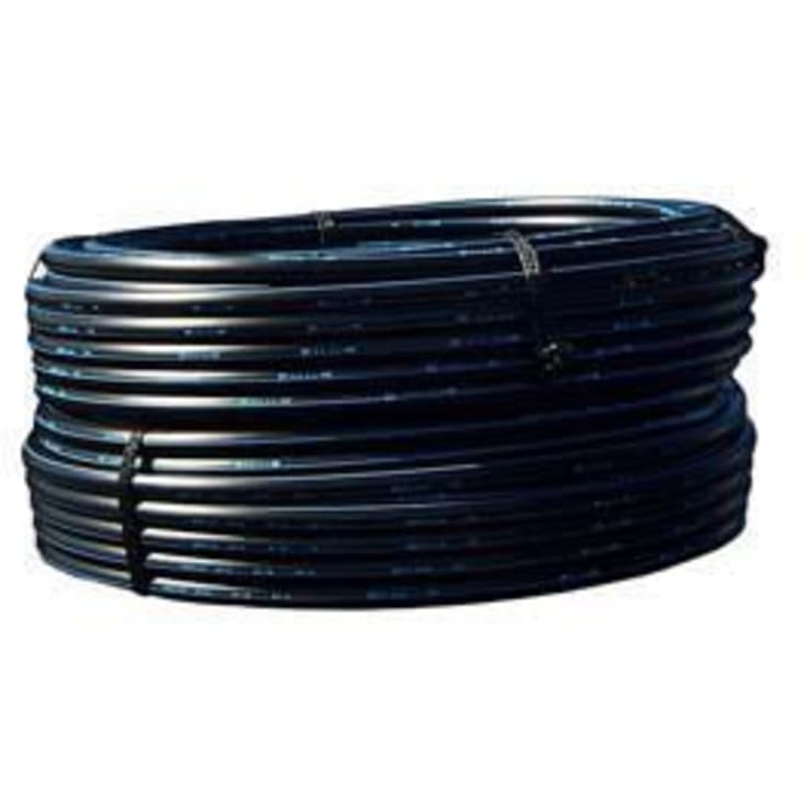 Pipelife trykkrør PE100 blå stripe, 50 mm, SDR11, kveil á 50 m