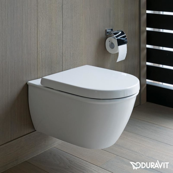 Duravit Darling New vegghengt toalett, uten skyllekant, rengjøringsvennlig, hvit