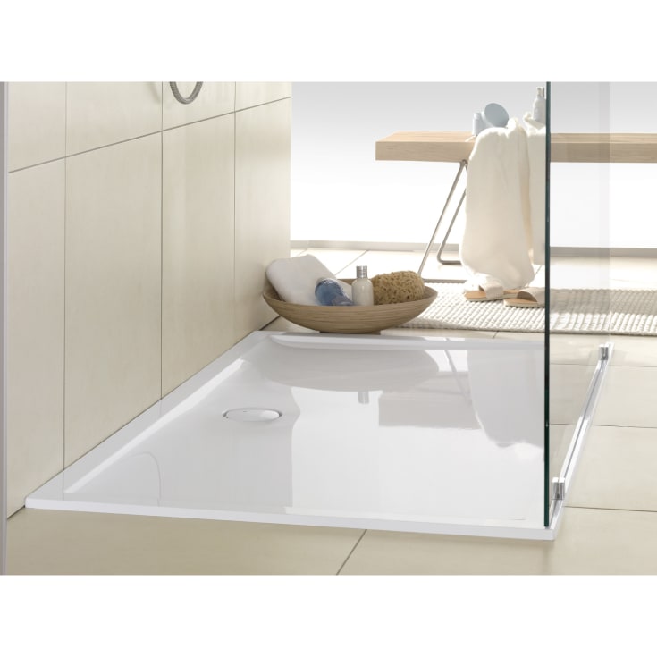 Villeroy & Boch Futurion Flat dusjkar, 120x90 cm, hvit