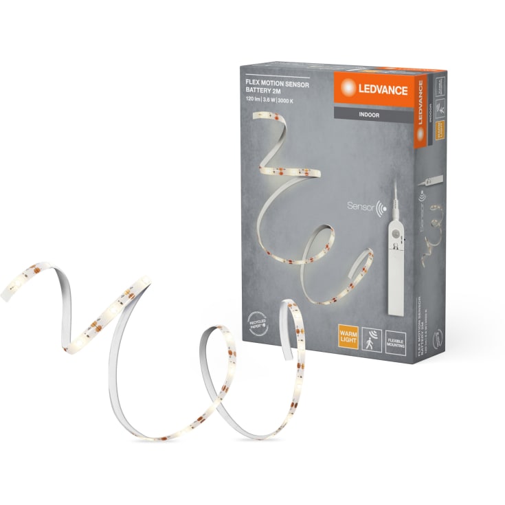 Ledvance Flex LED strip med sensor, batteri, 2 meter