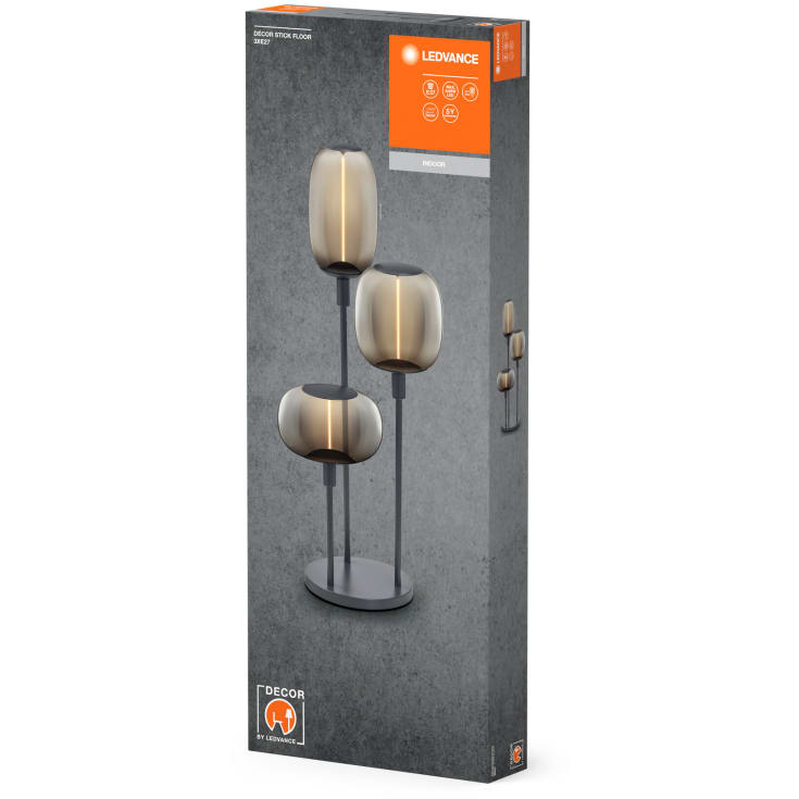 Ledvance Stick lampfot, grå