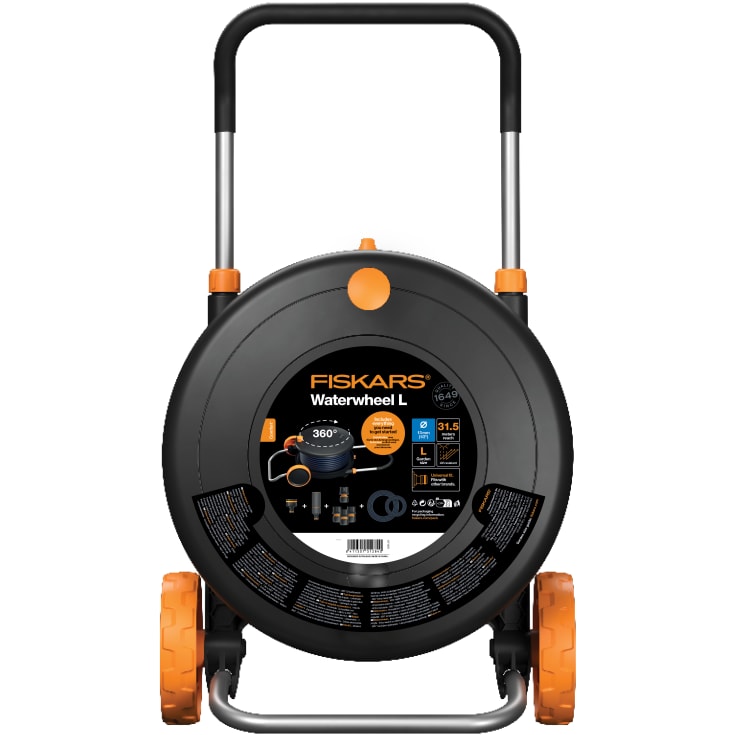 Fiskars Compact L trädgårdsslangvagn, 30 meter