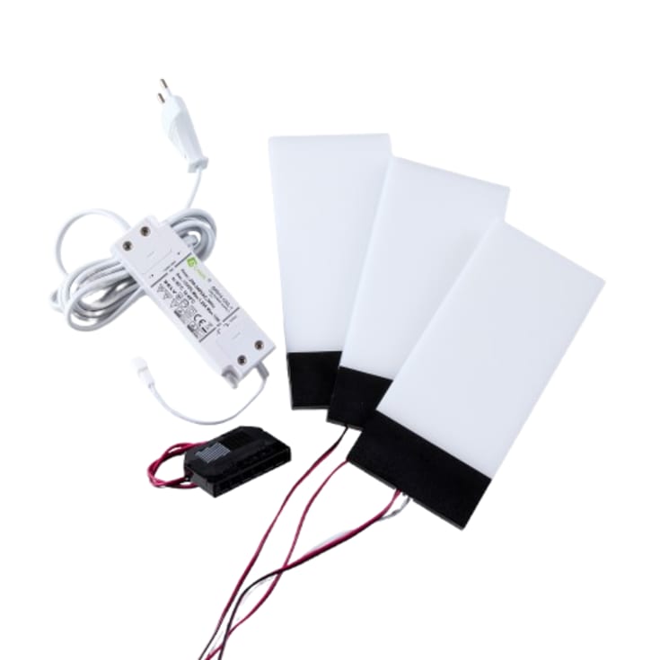 Loevschall Polaris Square møbelspotlights, 3-pakning