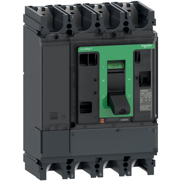 Lastskillebryter ComPacT NSX400NA, 4P, 400A, AC22A, AC23A