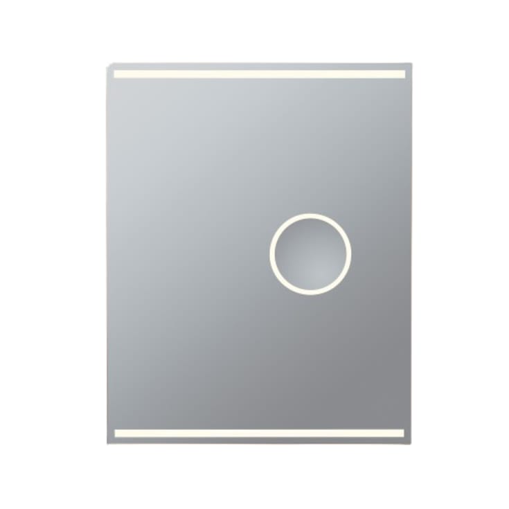 Loevschall Focus speil med lys, 60x75 cm