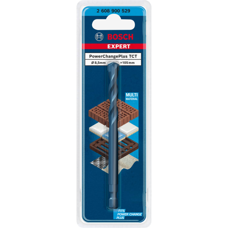 Bosch EXPERT Power Change Plus senterbor TCT, 8,5 x 105 mm