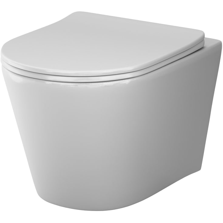 AM.PM Spike toiletpakke, uden skyllekant, hvid/krom
