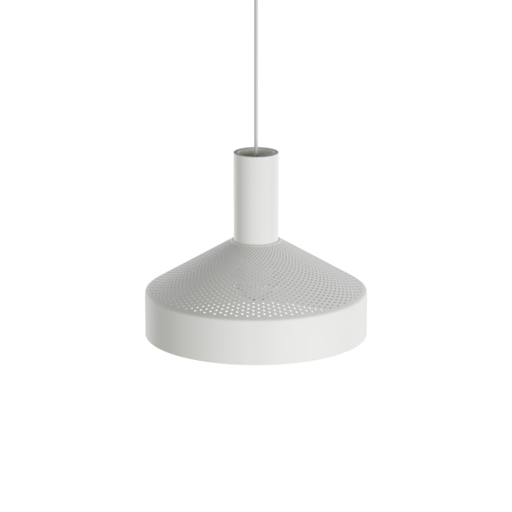 Sackit Dawn pendellampa, Ø25 cm, vit