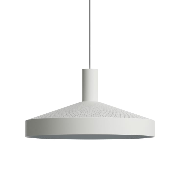 Sackit Dawn pendellampa, Ø40 cm, vit