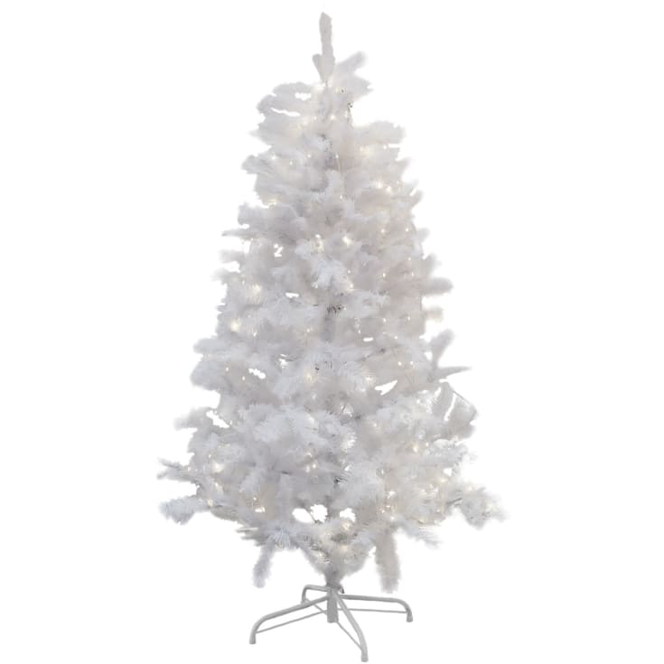 Sirius Snowy kunstig juletre med lys, 150 cm
