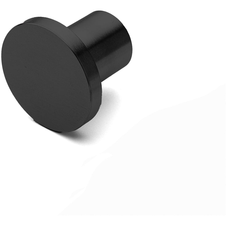 D Line handtag, Ø25 mm, borstad svart