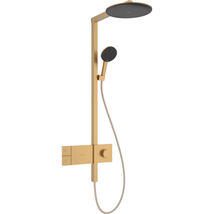 Hansgrohe Raindance Alive S Showerpipe brusesæt, vandsparende, børstet ...