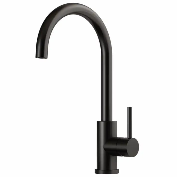 Lavabo Kubus 140 RS Rund kjøkkenarmatur, matt sort