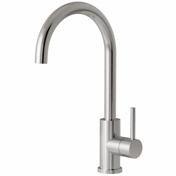 Lavabo Kubus 140 RS Rund kjøkkenarmatur, rustfritt stål
