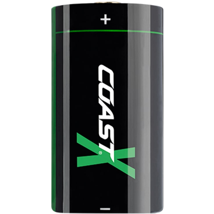 Coast USB-C genopladelig batteri med ladekabel, CR123/3V, 4 stk.