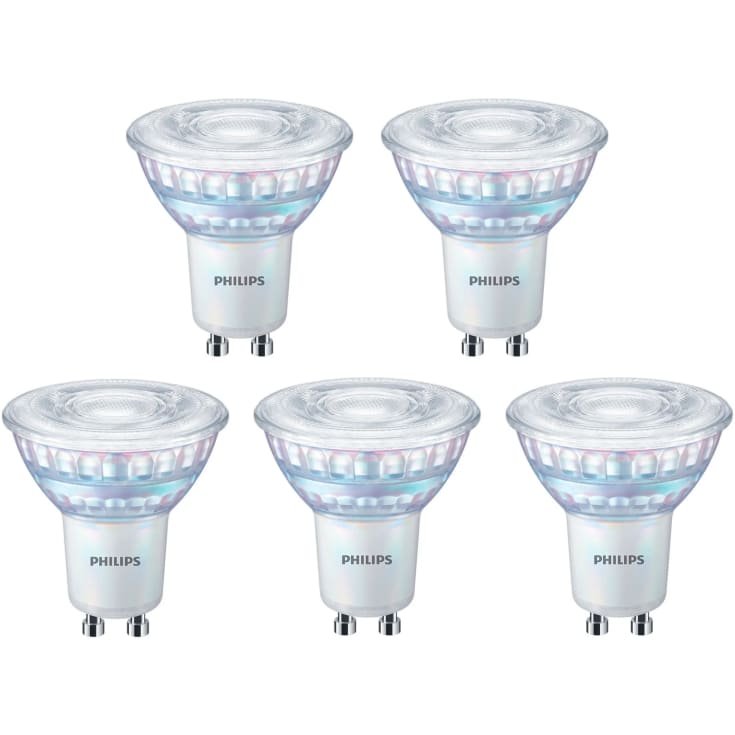 Philips Master Value GU10 spotlight, 3000K, 3,7W, 5-pk