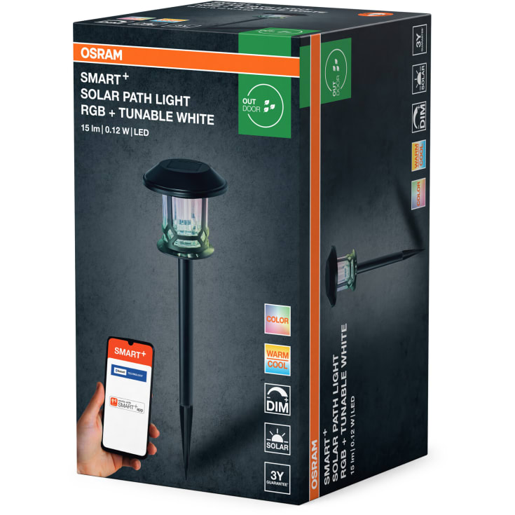 Ledvance Smart+ Wifi solcell bedlampe, färgförändring + vit