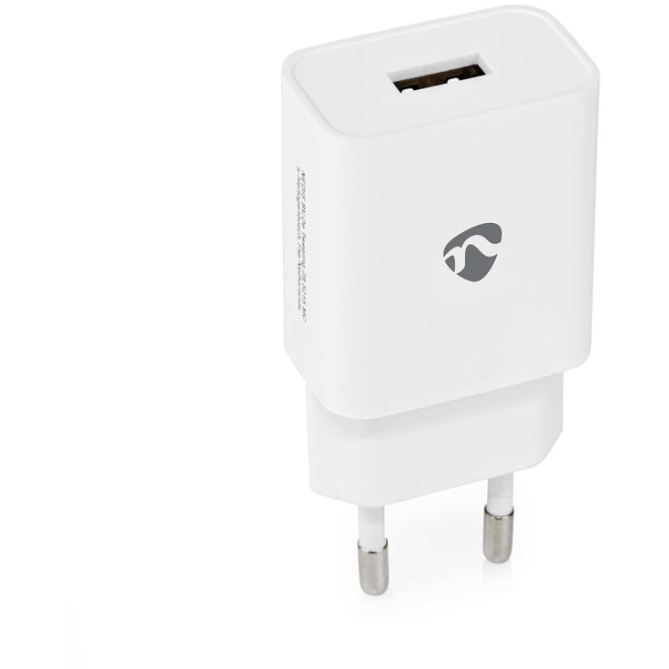 Nedis USB adapter, hvit