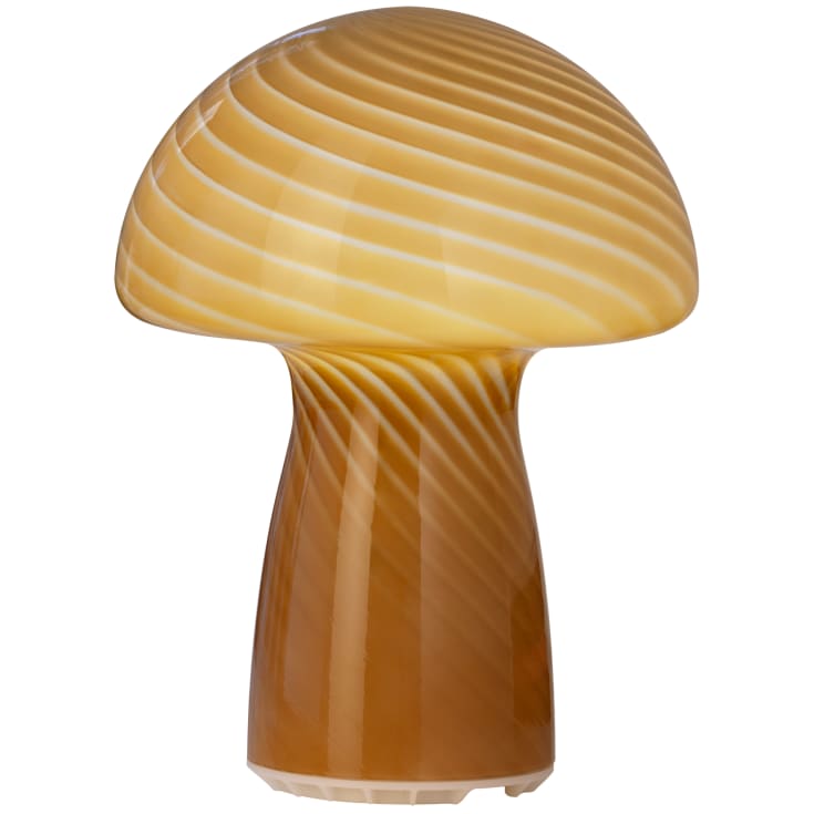 Veli Line Mushroom oppladdningsbar bordlampe, brun
