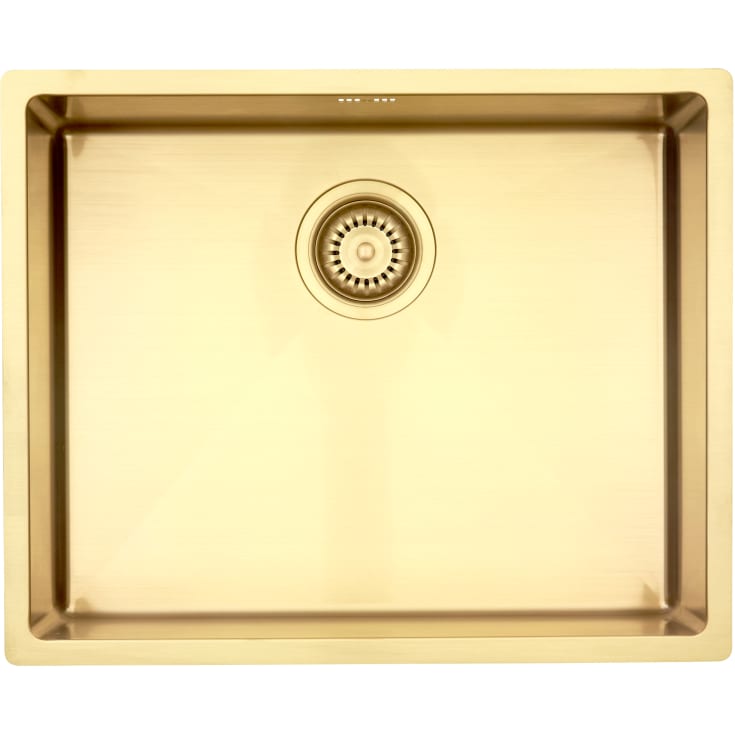 Lavabo Kubus 500 soft kjøkkenvask, 54x44 cm, messing