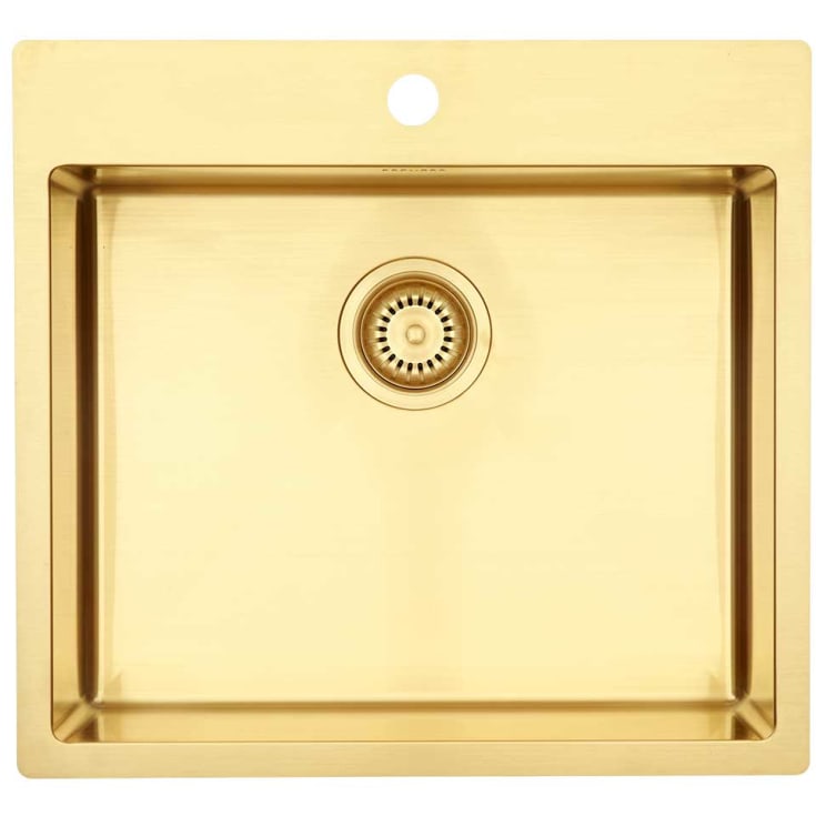 Lavabo Kubus 540 soft kjøkkenvask, 54x50 cm, messing