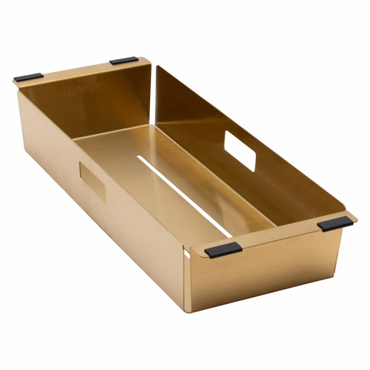 Lavabo skylleskål til Kubus køkkenvask, PVD sand