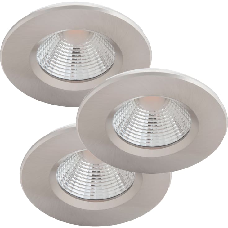 Philips myLiving Dive downlight, nikkel, 3-pak
