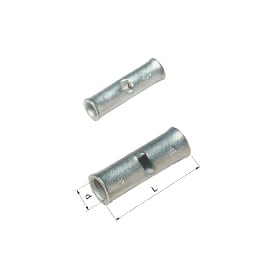 100 stk Pressemuffe CU KS 0,75 mm², klasse 2 og 5