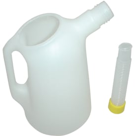 Hallbauer oljemål med fleksibel tut, 5 liter