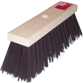 Vikan gadekost m/hul til skaft, stiv, træ, 400 mm.