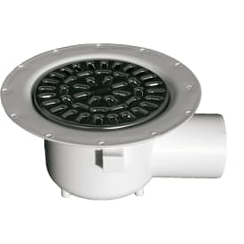 Purus Oden komplett sluk, til vinyl, Ø75 mm, rustfritt stål