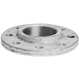 1" Sort flange med gevind DIN2566