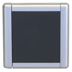 Sugekontakt Design Alu-Sort
