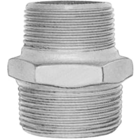 Galvaniseret brystnippel 2 1/2" x 2"