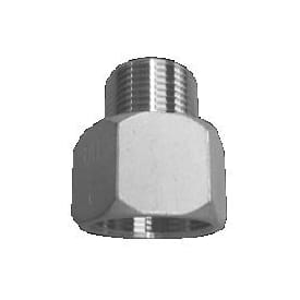 1.1/4" x 1" Spidsmuffe muffe/nippel AISI316