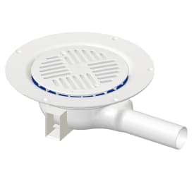 Purus JO MiniMax sluk, til vinylgulv, Ø50 mm, hvit