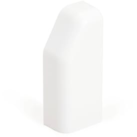 10 st Rehau höger ändstycke, SL 20/110 mm, vit