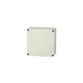 8 stk KASSE EURO ABS 120X122X65 GRÅ