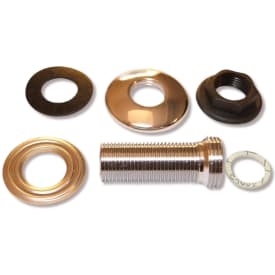 Tilgangsstykke ligeløbende 3/4"-1/2" 60 mm med roset